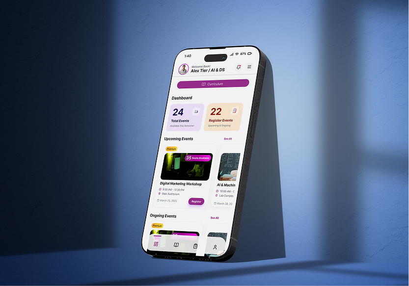 UI/UX design project